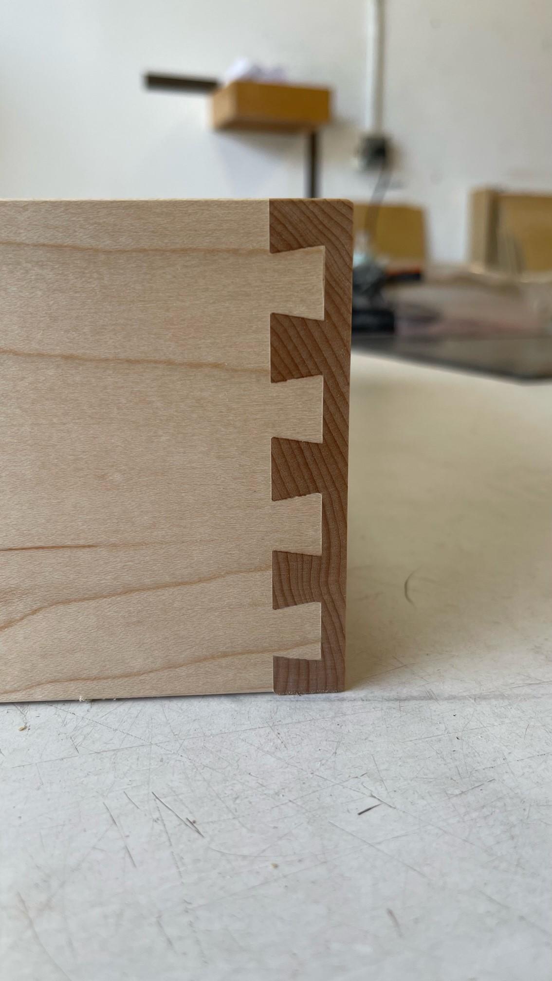 Manufactured by South Florida Dovetailed Drawers - Premium White Hard Maple 5/8 Inch Thick with Clear Coat